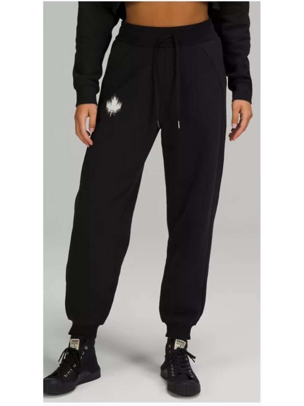 Lululemon Women's Relaxed High-Rise Fleece Jogger COC - Black